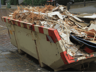 Medium Sized Dumpster Rental in Long Beach for Construction Site